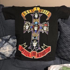 Guns and Roses appetite for distraction  t shirt